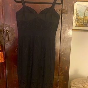 Little black lace dress